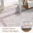 Boho Warm Brown Geometric Machine Washable Area Rug-116143142