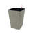 2 Hand Woven Self-Watering Planters - Gray For Indoor And Outdoor Beauty Stabilized Construction Smart Planter Duo & Weather Easy To Care-2123827170