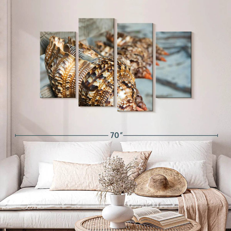 Aletra Ocean Shells, 32" H x 52" W
