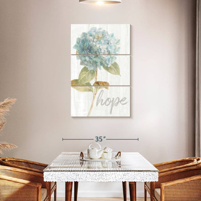 Harnek jardin hortensia sur bois espoir