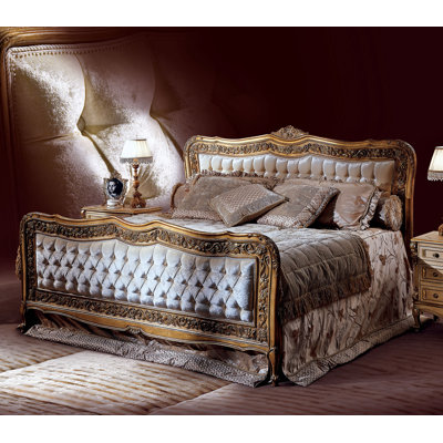Tufted King Upholstered Standard Bed