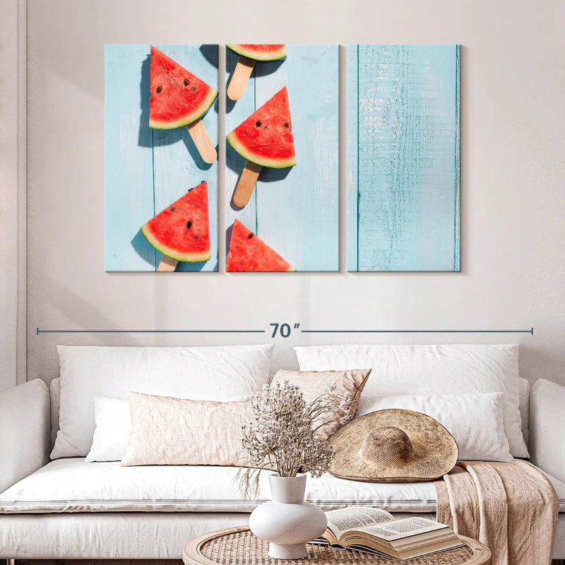 Yarlin Watermelon, 32" H x 50" W