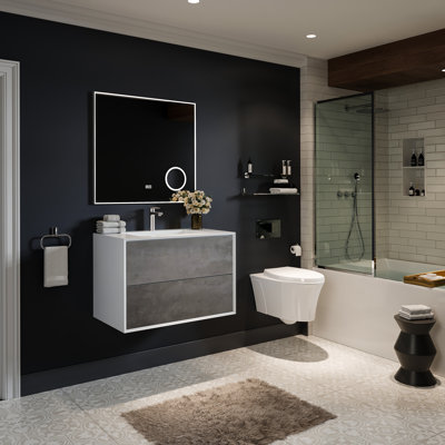 Kiskimere Coiffeuse en ciment gris