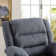 Baritone 35.8'' Wide Manual Recliner Nursery Chair with 360° Swivel Rocker & Massage Heat, USB/Type-C – Microfiber for All-Age Home Use