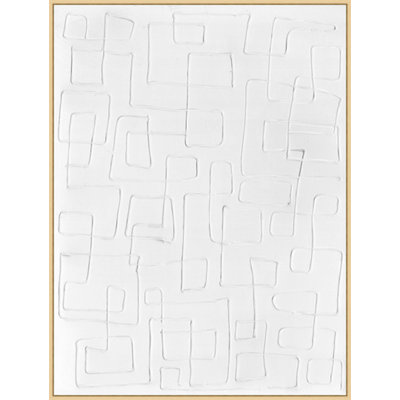 Context Lines 2 Framed Painting Canvas