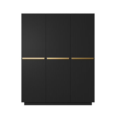 Altje 3 Door Manufactured Wood Wardrobe