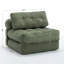 Canapé-lit pliant convertible avec coussin et dossier, support de plancher portatif pour salon, 34,7 po x 68,5 po-2005703764
