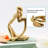 Elegant Resin Statue Decor - Perfect For Dining Tables, Desks, And Offices-690692651