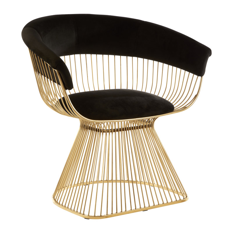 Garceau Velvet Barrel Chair