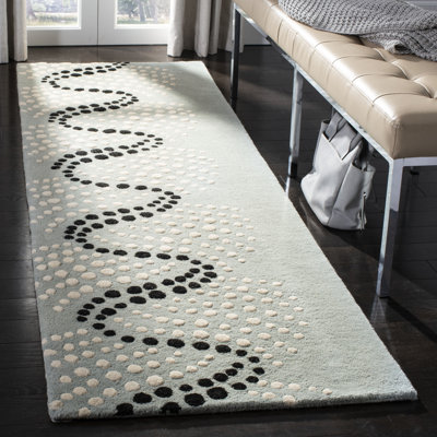 Carolette Hand Tufted Wool And Viscose Abstract Rug