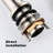 Brushed Nickel Bridge Kitchen Faucet With Pull-Down Spray, Dual Handle For Simple Water Control & Temperature Adjustment, 360 Rotating High Nozzle, Brass, Hardly Noticeable Splash- Aerator Tap Spray-67070420
