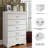 Amaaima 30'' Wide 5 -Drawer Chest-1948387736