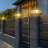 Solar Powered Integrated LED Outdoor Table Lamp Patio Post Lamp-96601687