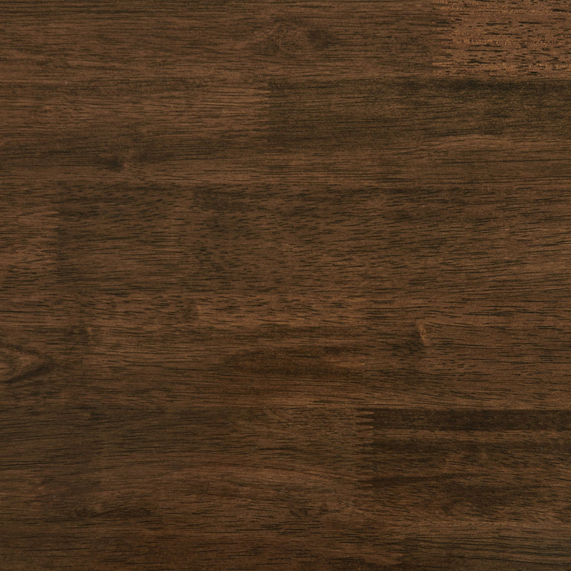 Rectangular Solid Wood Dining Table, Brown