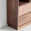 Bibliothèque en bois massif de noyer noir
