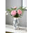 Flower Vase With Floral Pattern