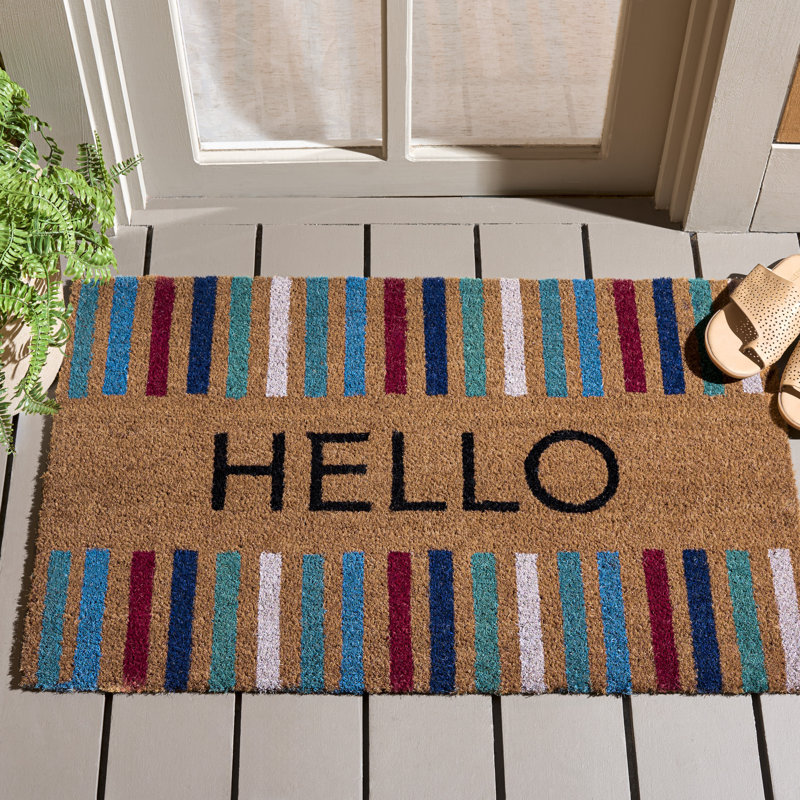 Paillasson intérieur / extérieur Hello