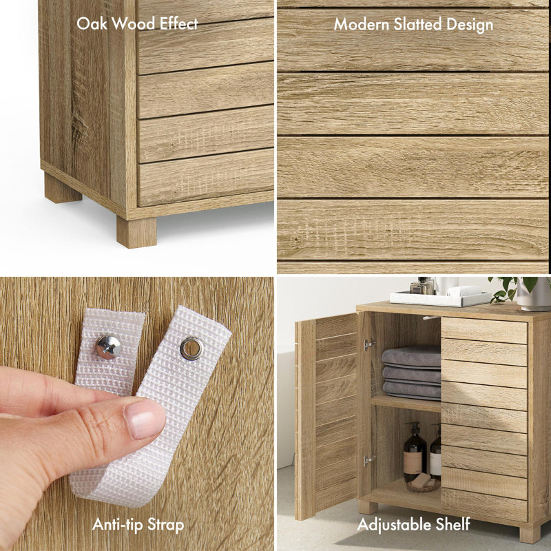 Chester Bathroom Cabinet, Natural