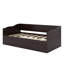 Sofa Bed With Two Drawers, Wood Day Bed With Extendable Trundle-1097628283
