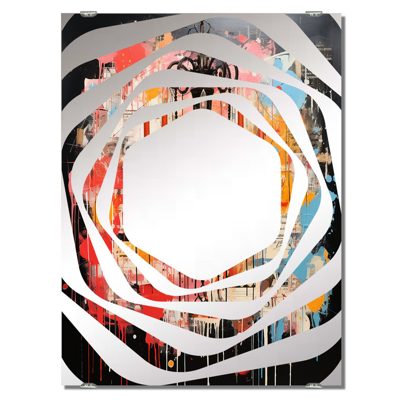 Silvey - Grand miroir mural lustre MIR132397, 32 po x 24 po
