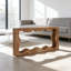 Table basse rétro, table basse étroite, table d'entrée de style vague