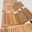 Ensemble de table de salle à manger extensible et de fauteuils d'extérieur Whately 13 pièces | Finition teck | Idéal pour le patio, table brun clair