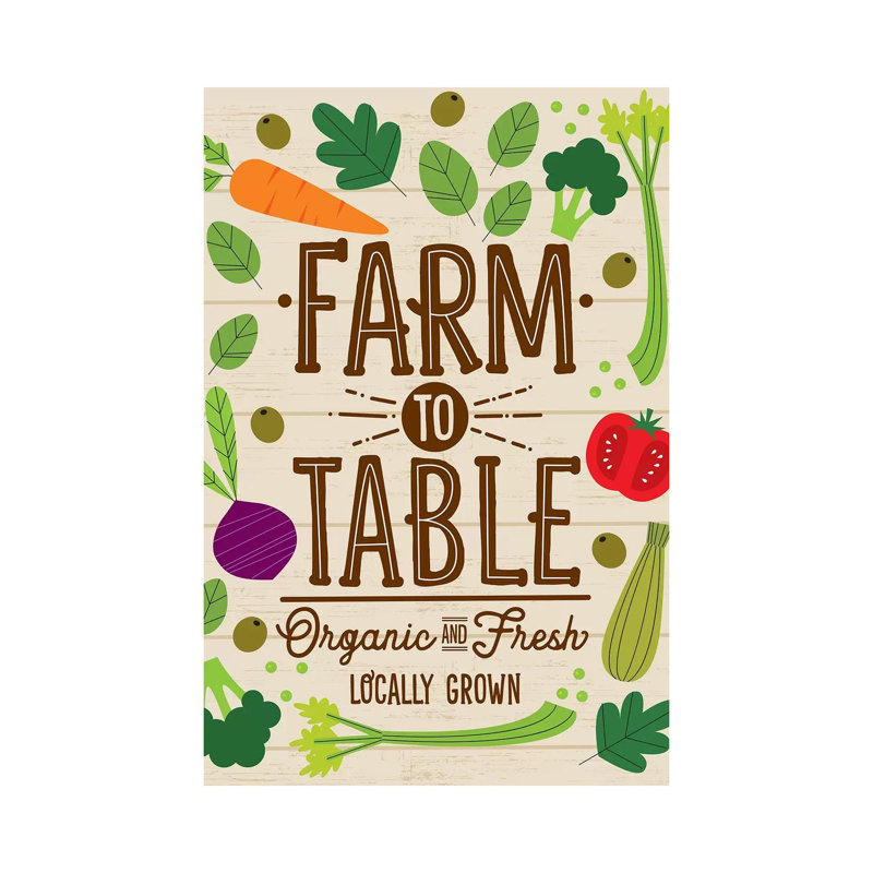 Farm Fresh I 1 Piece Wrapped Canvas Painting, 101.6 cm H x 66.04 cm W x 1.91 cm D