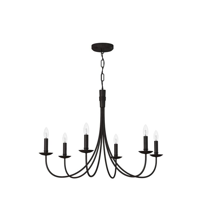 Gracie Oaks Aadvi 6 - Light Dimmable Classic / Traditional Chandelier ...