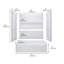 60" x 32" 4-Piece Direct-to-Stud Alcove Tub Surround With Right Drian Soaking Bathtub Combo