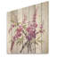 Bambou et fleurs de prunier I - Art mural en bois de bambou sur bois de pin naturel-964471711