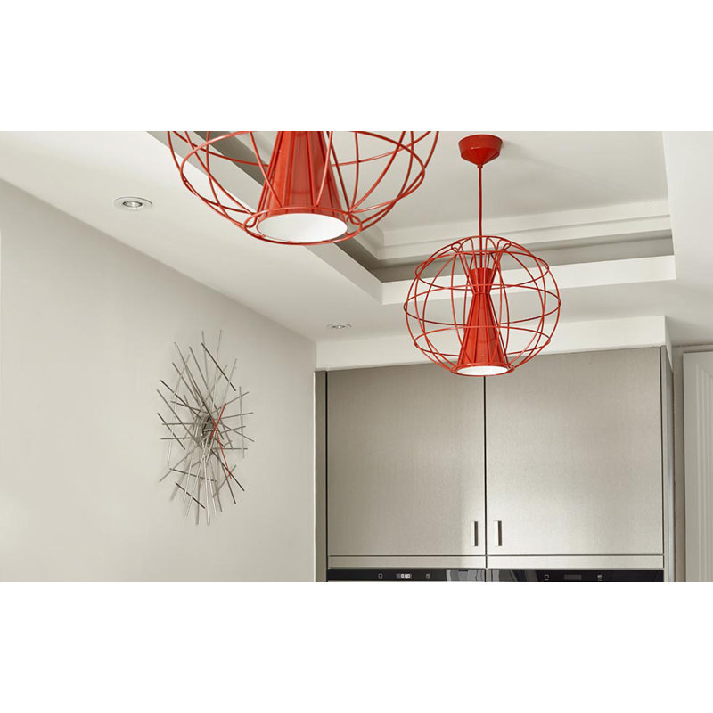 Latitude 1 - Light LED Pendant, Red