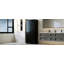 Armoire de rangement élégante pour salle de bain, armoire de rangement avec deux paniers à linge, armoire de rangement pour salle de bain avec portes et tiroir-123521857