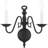 Benedetto Steel Candle Wall Light-628383621