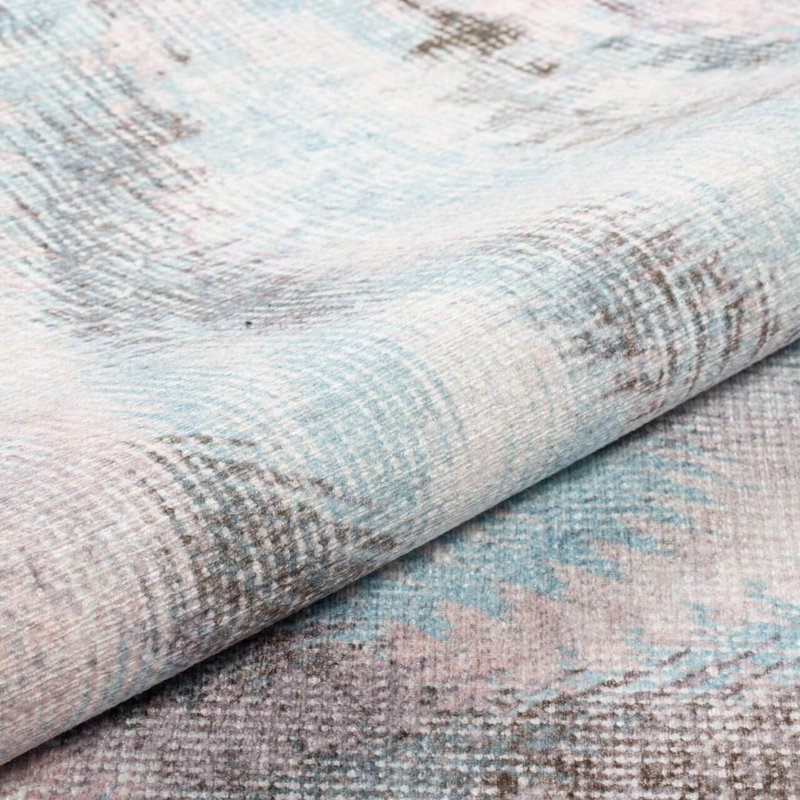 Tapis 100% polyester de qualité supérieure, 6,9 x 10,2 pi | 1850 g / m², hauteur de poils de 0,2 po | Polyester recyclé dessous | Lavable à la machine à 30 ° C | Conception douce, durable et écologique pour les espaces de vie modernes