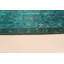 Tapis décoratif turquoise en laine de conception unique noué à la main des années 1980 6 pi 11 po x 10 pi 2 po Bonucci