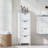 Narrow Floor Cabinet with 4 Drawers