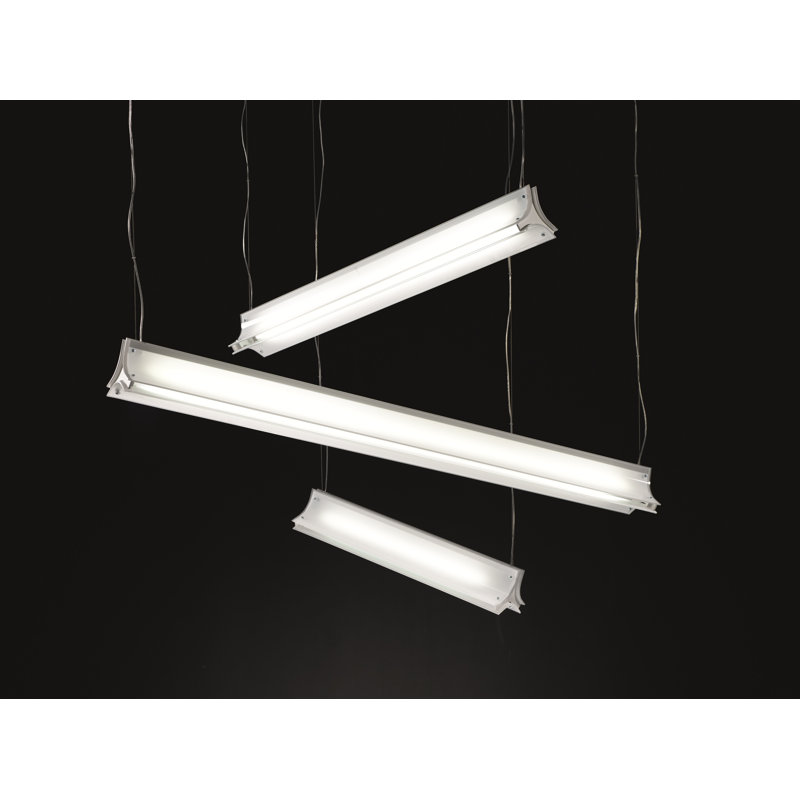 Wings 1 - Light White Kitchen Island Pendant, 130 cm H x 60 cm W x 12 cm D