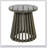 Durable Acacia Wood Outdoor Side Table, Modern And Rustic Design For Patio, Balcony, And Backyard-17914029