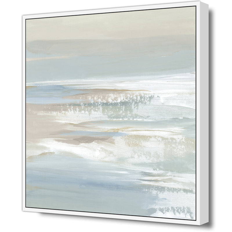 Nautical & Beach Framed Canvas, 38" H x 38" W, White