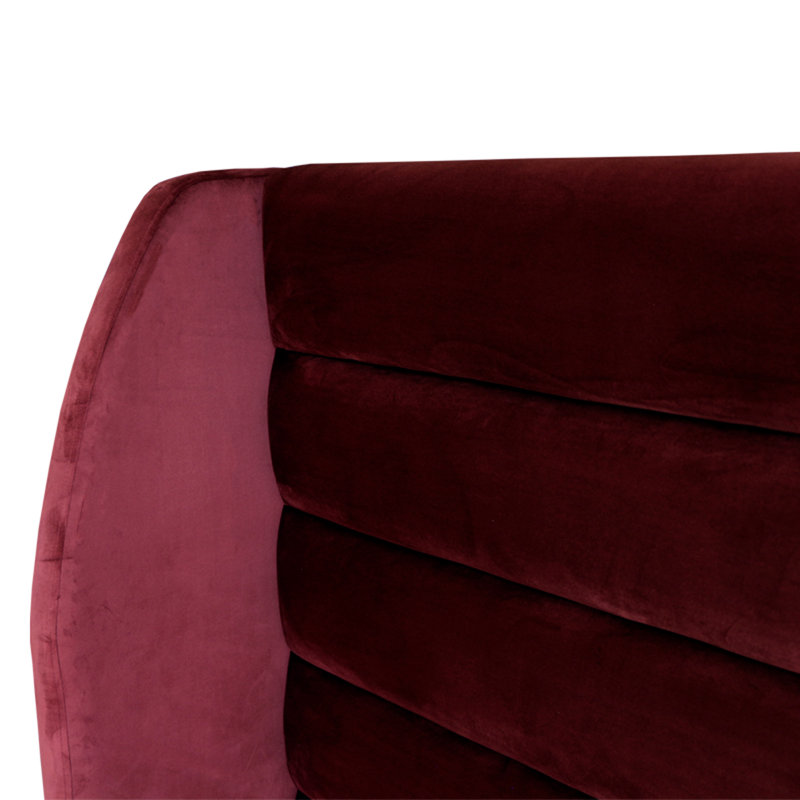 Chowdury Upholstered Headboard, Wine