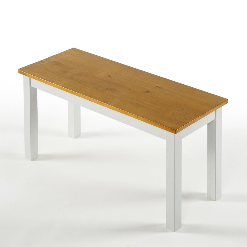 Banc en bois massif Pfarr