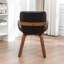 Fauteuil pivotant rembourré en similicuir Dundrod-123200611