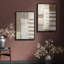 Art inspiré de motifs beiges et blancs, photos de salon, impression murale encadrée 2 pièces-2111169744-2111169745