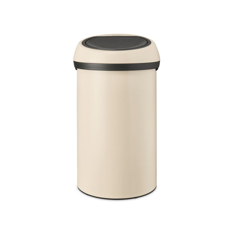 Brabantia 60 Litre Touch Bin, Soft Beige