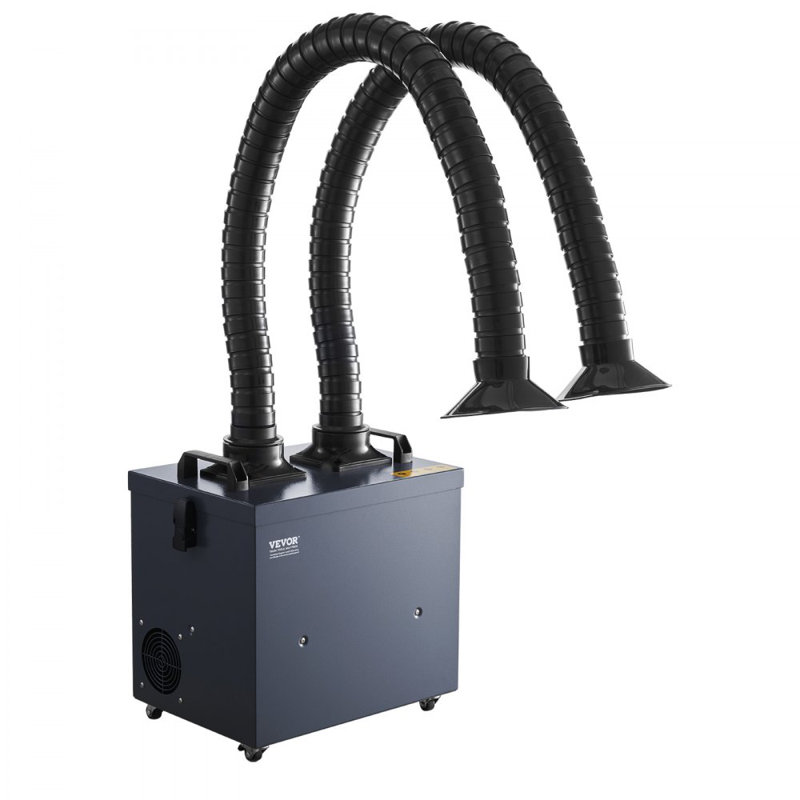 Solder Fume Extractor 275W Brushless Soldering Smoke Absorber & 4-Stage Filters