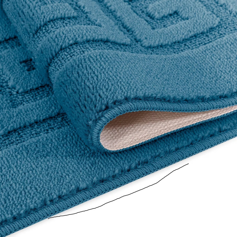 Aidelyn Non-Slip Indoor Doormat, Blue, 50cm W x 80cm L