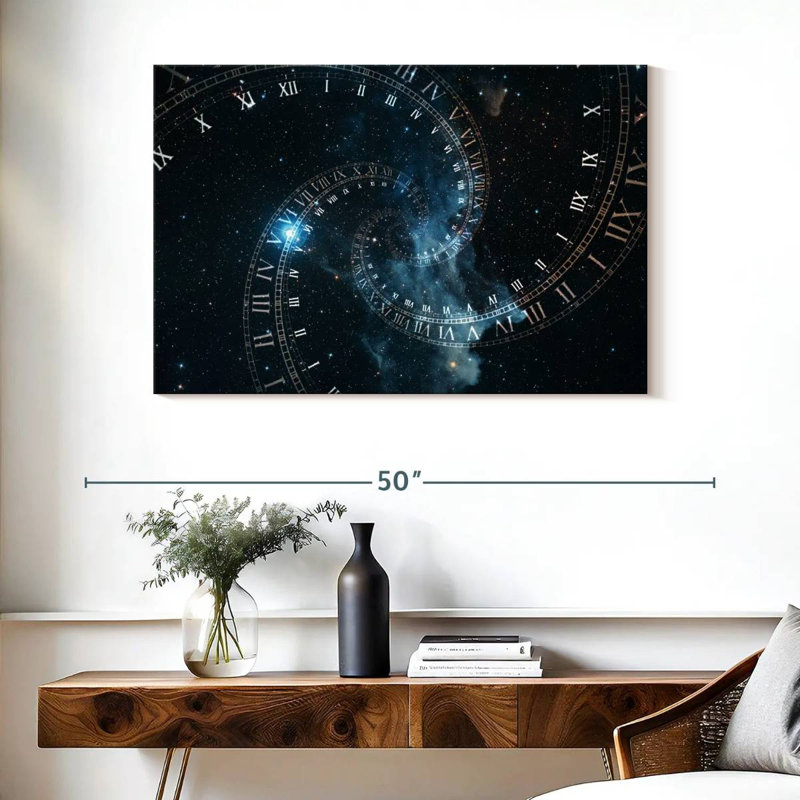 Kelan Time In Space, 26" H x 39" W