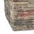 40,000 Fire Pit, 32'' Square, Grey Concrete Top, Lightweight Build