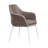 Teegan 19'' H Upholstered Metal Armchair-438107530-490950966