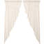 Paire de rideaux semi-transparents avec passe-tringle Clare-36426263